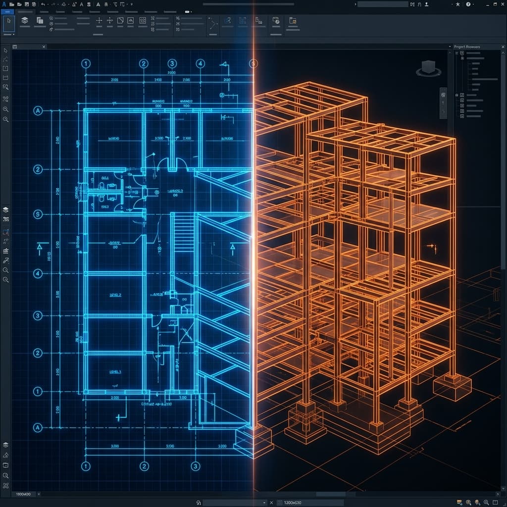 صورة مقال: AutoCAD أم Revit؟ أيهما أنسب لإعداد المخططات التنفيذية
