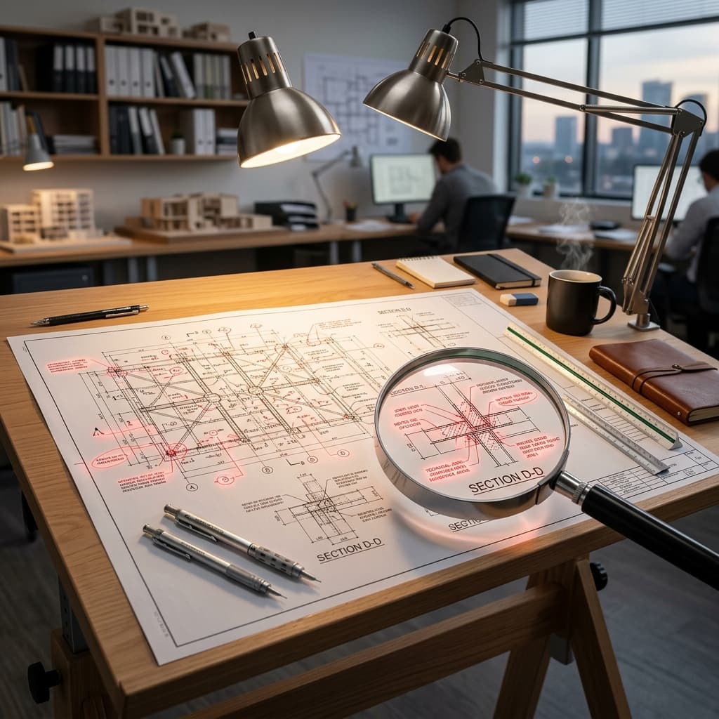 صورة مقال: أخطاء شائعة في المخططات الهندسية قد تؤخر ترخيص مشروعك