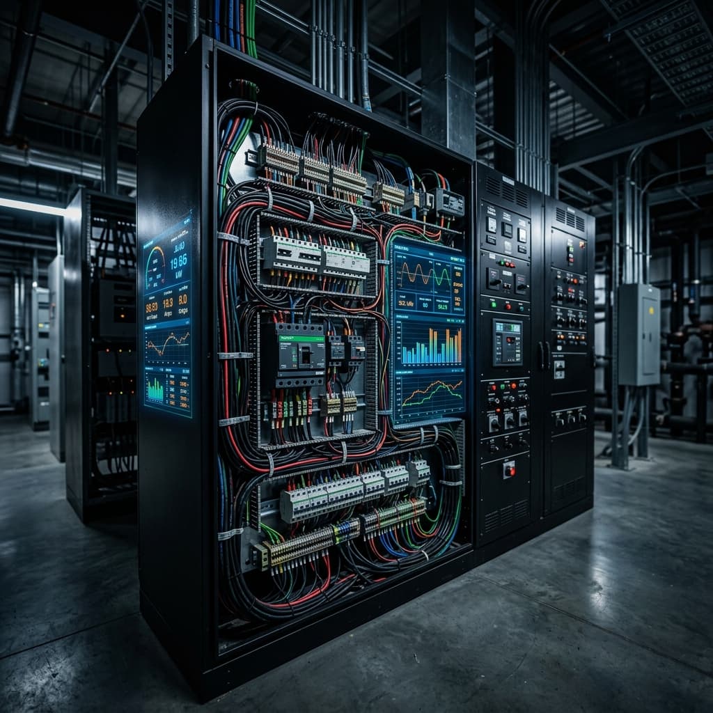 صورة مقال: حسابات الأحمال الكهربائية للمباني التجارية — أسس ومبادئ