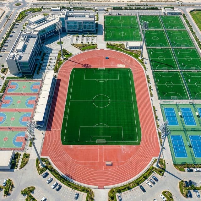 أكاديمية رياضية بجامعة كبرى