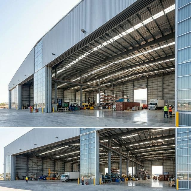 هناجر المدينة الصناعية