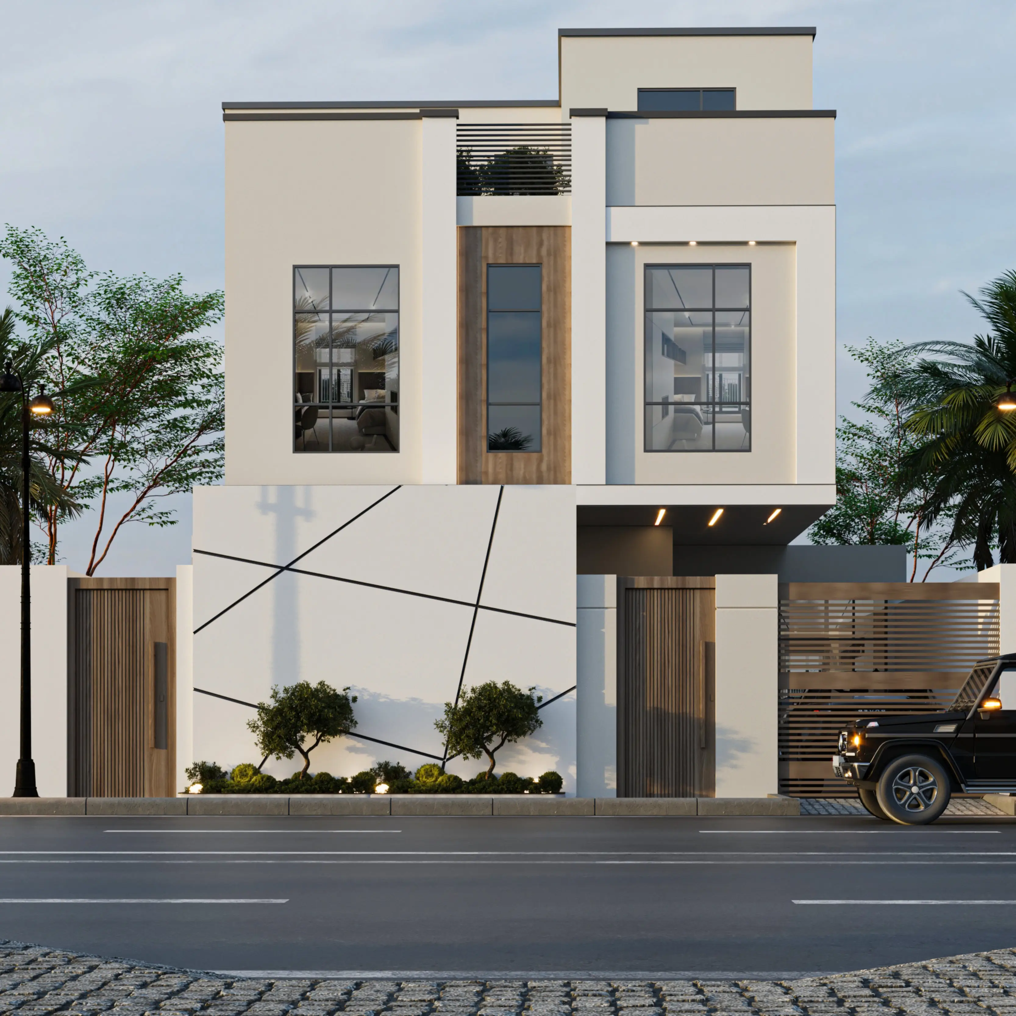 فيلا بتصميم نيو كلاسيك