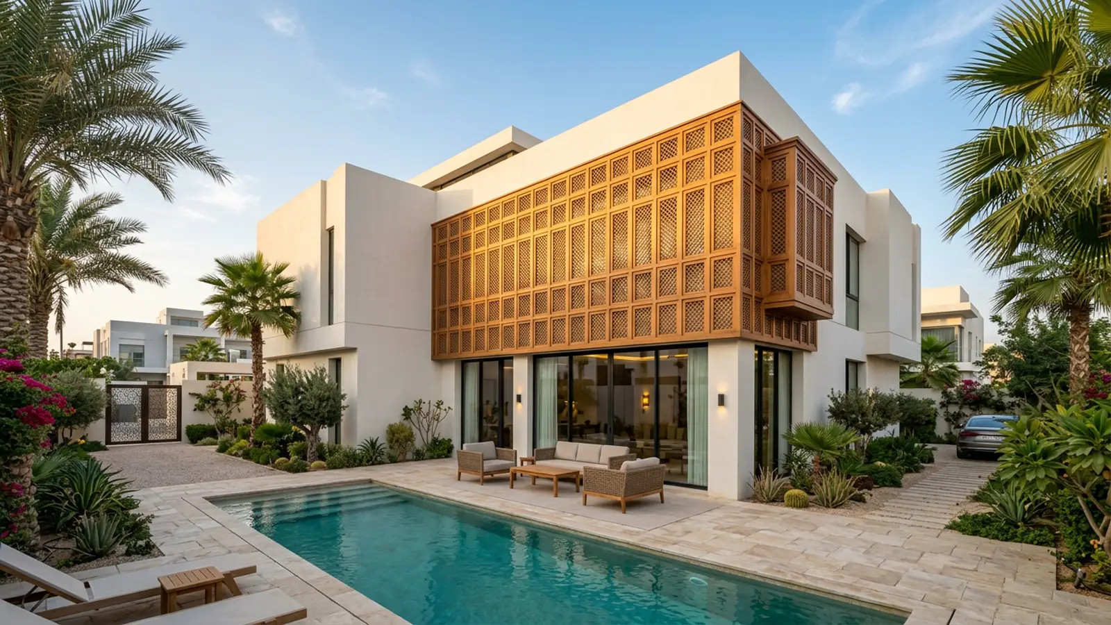 Article image: Contemporary Hijazi Facades: An Educational Design Guide for Villas