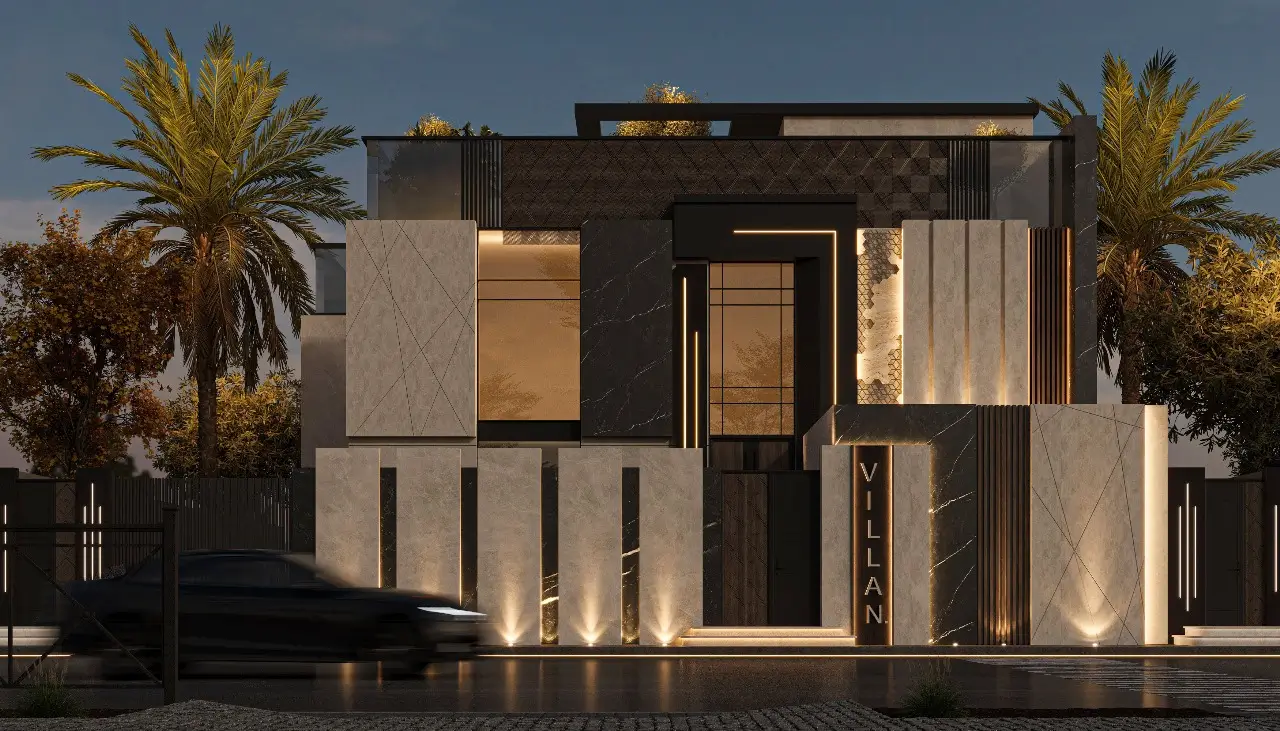 واجهة سكنية فاخرة