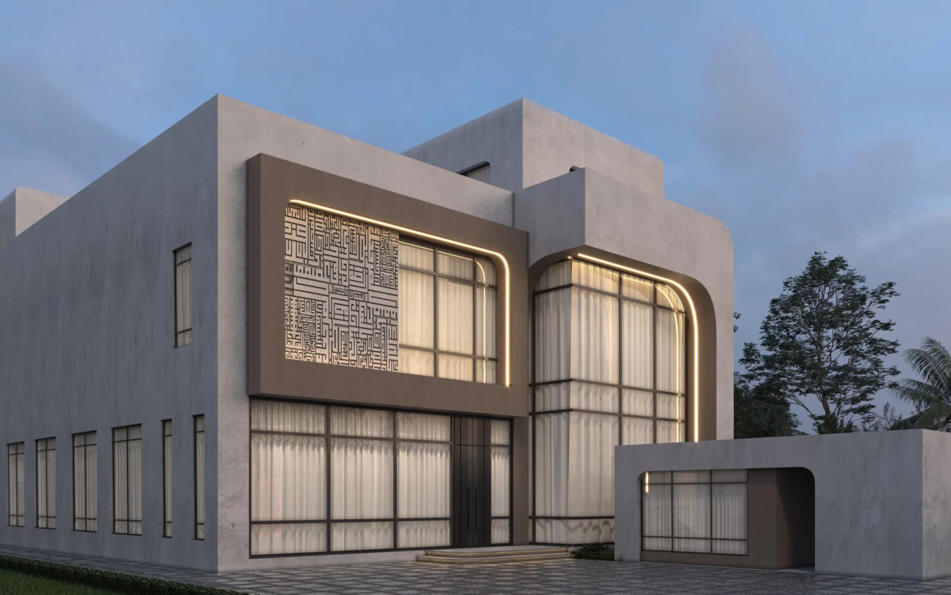 Modern Villa Facade