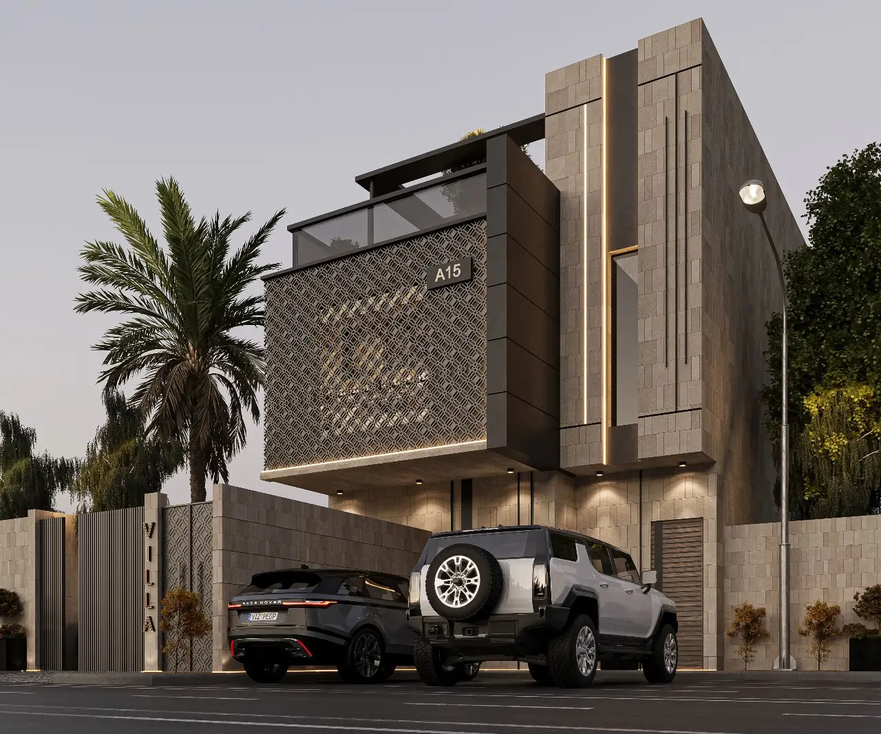 فيلا بتصميم مميز